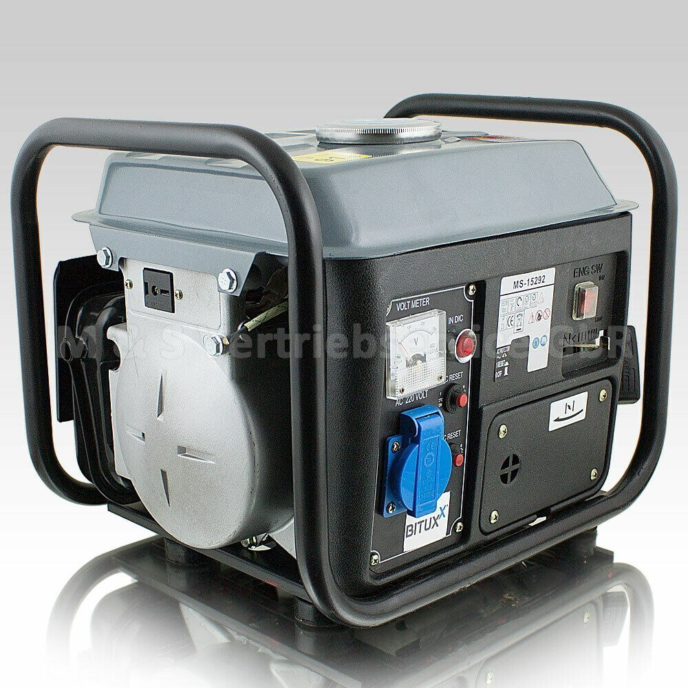 Benzínový generátor 850W BITUXX mobilní elektrocentrála MS15292